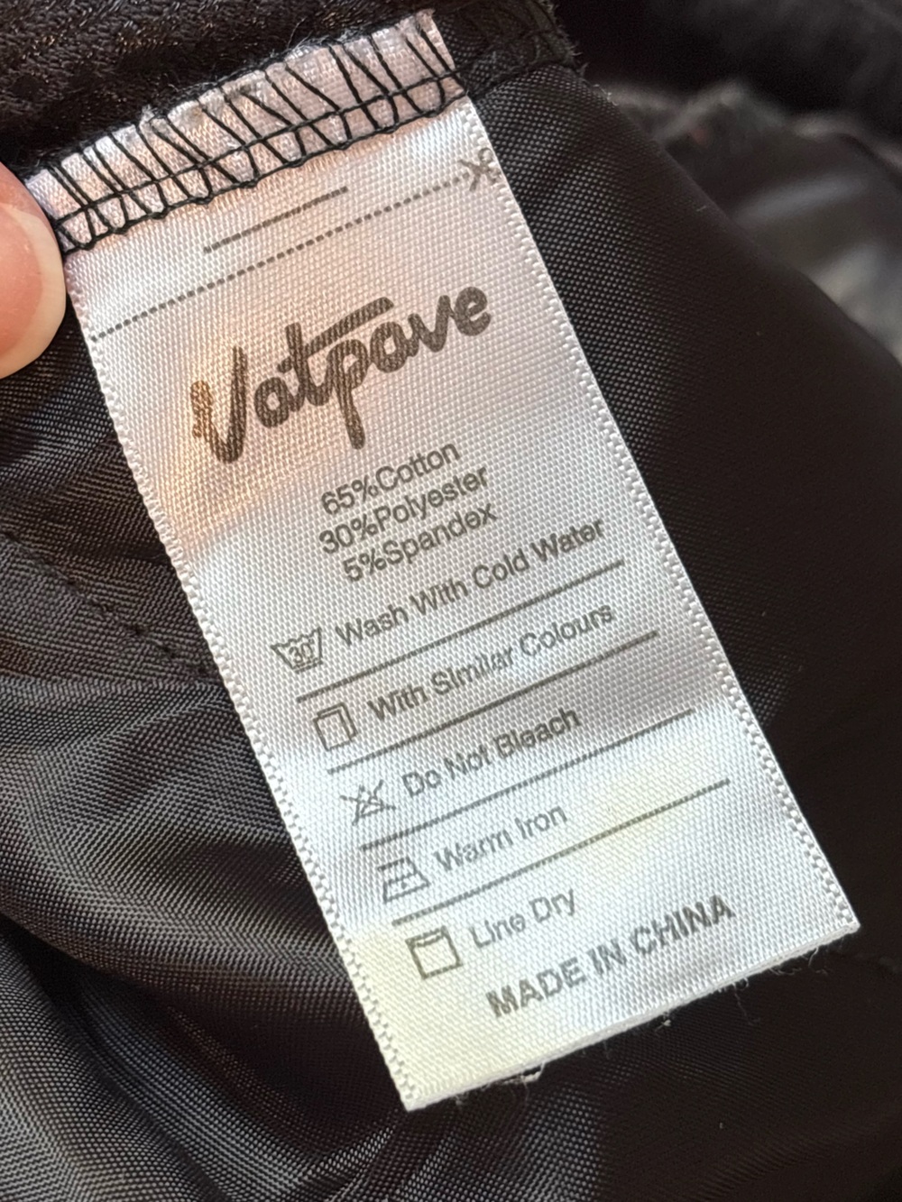 Vatpave black jacquard gothic pants, size XL. - Picture 6 of 9